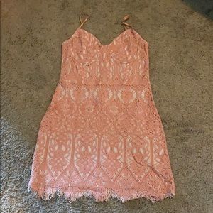 Express mini lace dress